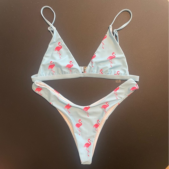 Flamingo Bikini Set M - Picture 5 of 9